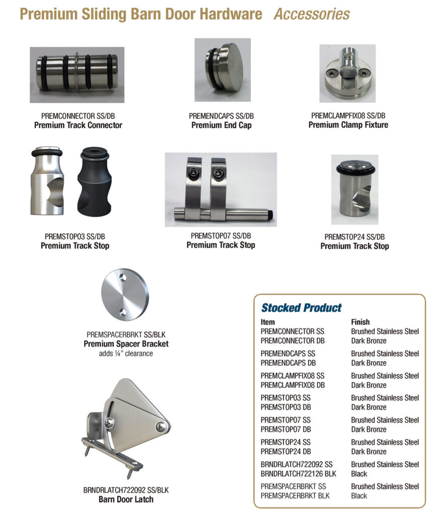 Barn Door Hardware Accessories Doormerica Hardware